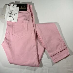 Gucci Women's Light Pink Skinny Jeans